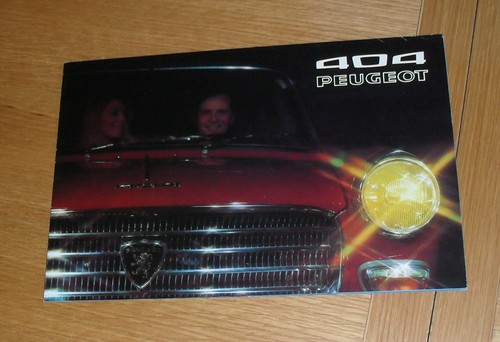Peugeot 404 brochure 1970 1971 - 404,