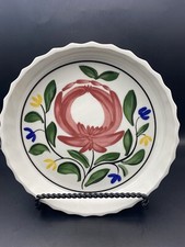 Portmeirion Welsh Dresser 8” Quiche Tart Pie Dish Baking Pan Beautiful