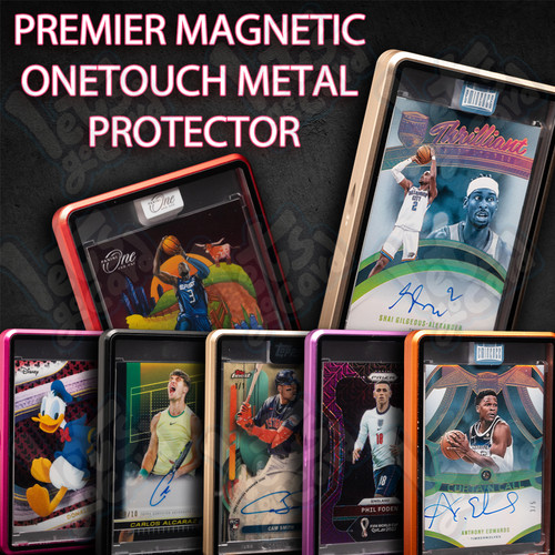 Magnetic trading card - card, case