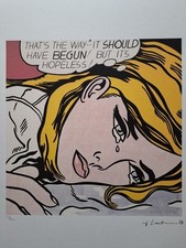 Roy Lichtenstein Signed - It