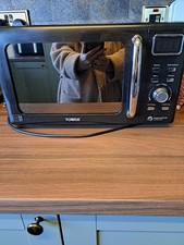 Tower Manual Microwave, Sleek Mirror Door 800W, 20L, T24042BLk, Black & Chrome