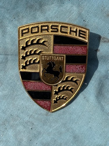 Genuine porsche bonnet - porsche, badge