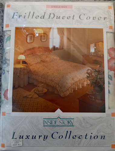 Frilled duvet cover size - frilled,