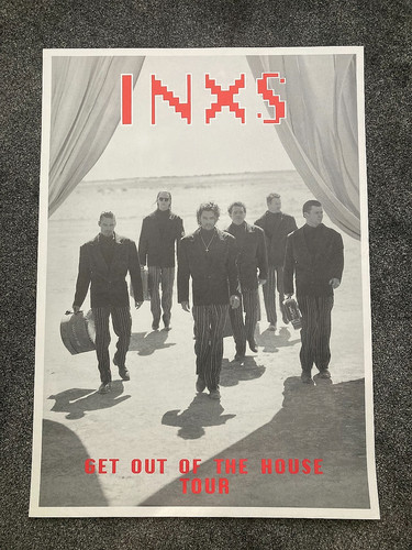 Inxs promo tour poster get - -,