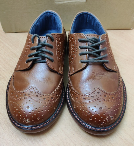 Next boys brown brogues shoes - brown,