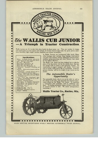 1917 paper wallis cub - wallis,