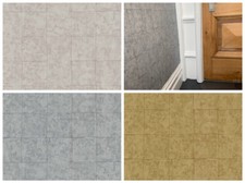 Rustic Squares Wallpaper - Tough Washable Vinyl - Paste The Wall  Tile On A Roll