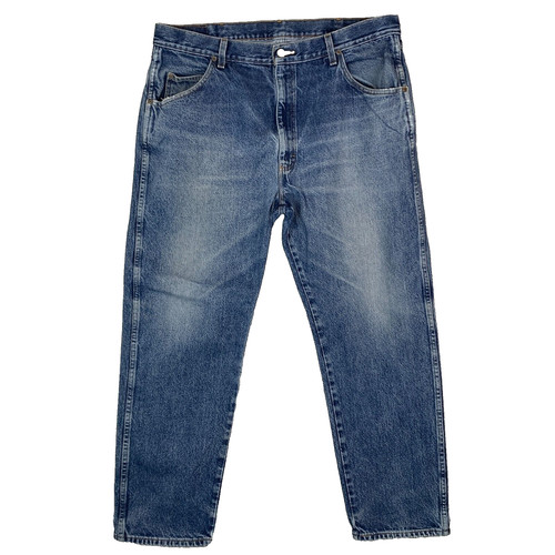 Wrangler mid blue - blue, denim