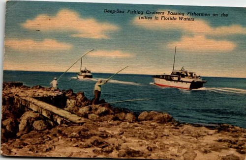 Linen postcard deep - postcard,