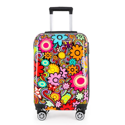 Hard shell wheel suitcase - hard,