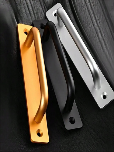 2pcs black door pull - door, handles