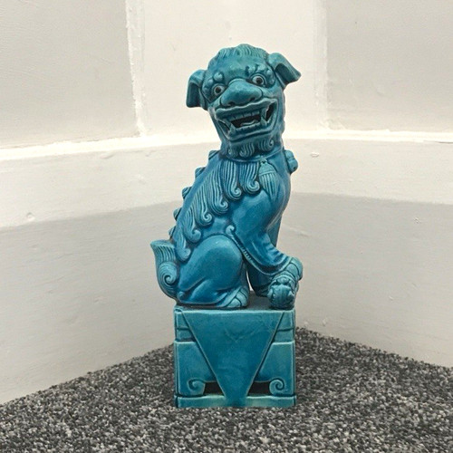Blue foo dog - dog, lion