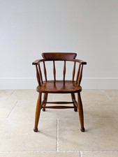 Arts & Crafts Style Utility CC41 Elm and Beech Desk Chair 1940’s