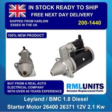 Starter Motor For Leyland /