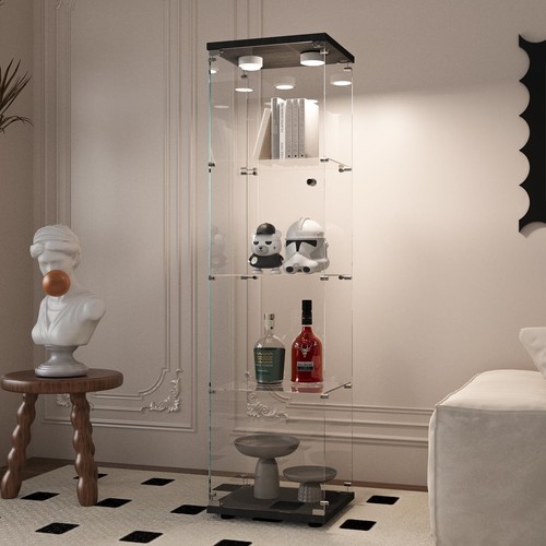 Beauty4u glass display cabinet - beauty4u,