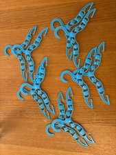 Set Of 10 Blue Baby Clothes Hangers