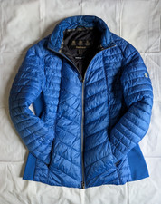 Barbour 'FIBREDOWN' jacket, women's size 10, cobalt blue, great condition