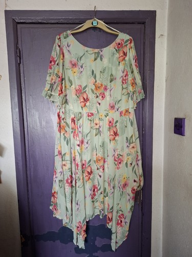 Monsoon green floral dress - monsoon,