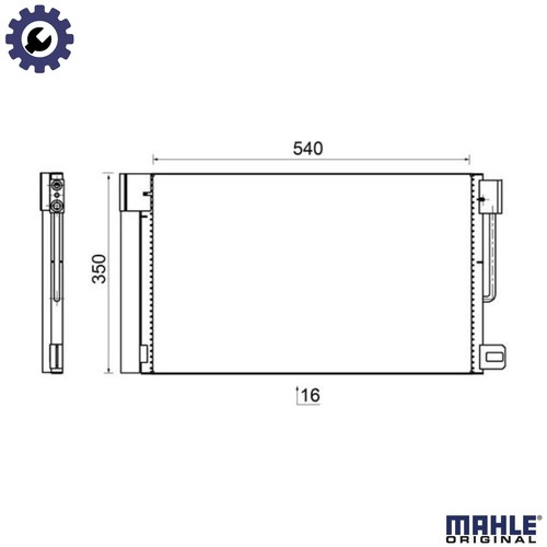 Condenser air conditioning - condenser, ac