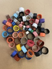 50 DARK BLUE  FLAT  Leg Rings