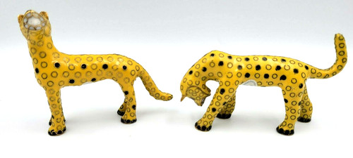 Set brass enamled yellow - brass,