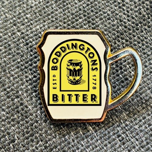 Boddingtons beer point glass - ,