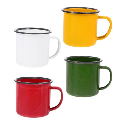 Pcs vintage enamel mug - vintage,