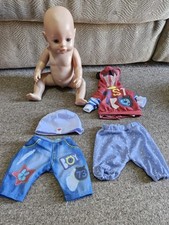 Zapf Creations Baby Born Wetting Boy Doll 2012 With Accessories 