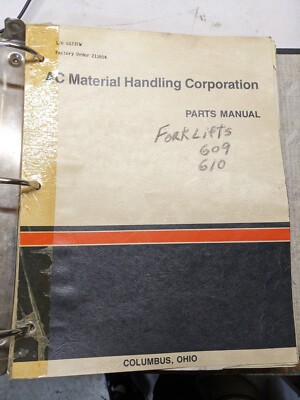 Allis chalmers forklift - chalmers, parts