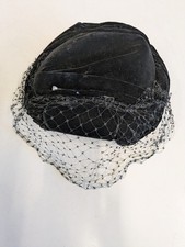 Women's Vintage Black Pill Box
