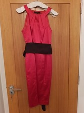 Stunning Coast Red Dress With Black Cummerbund