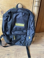 Doc Martens Strong Nylon Black Backpack VGC 35cms Wide 43cms Height