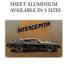 Aluminium Sign Retro Vintage