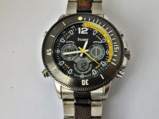 GENTS VINTAGE AUTHENTIC STAUER HYBRID DIGITAL WR30 JAPAN MOVT 20410 MEN'S WATCH