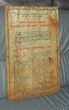 VERY RARE ANTIQUE METAL FRENCH