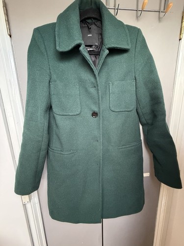 Mng women green wool blend - mng,