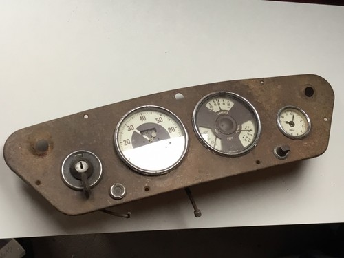Vintage car dashboard - dashboard, with