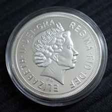 Commemorative british silvered
