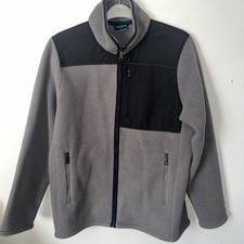 Rohan Originals Allign Fleece Jacket Size M Grey Full Zip