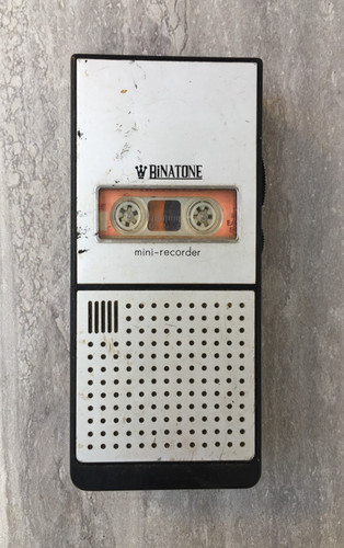 Retro binatone mini recorder - retro, mini-recorder