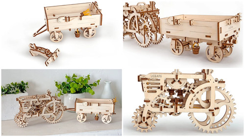 Ugears model kit tractor - ugears,