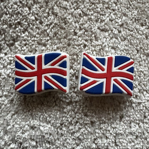 Union jack croc charms - jack,