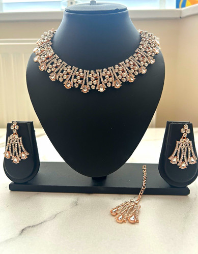 Rose gold clear - rose, gold/clear