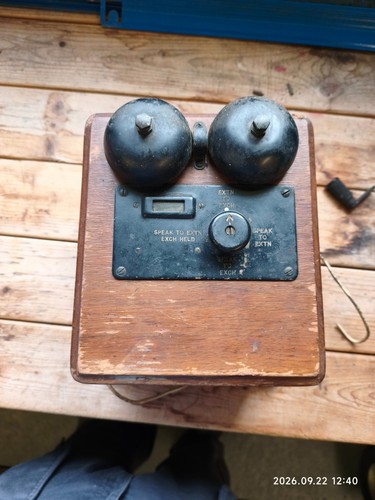 Vintage gpo wooden bell set - wooden, 20