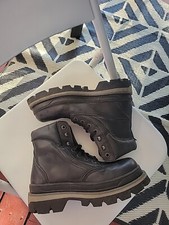 Diesel Black Leather Boot