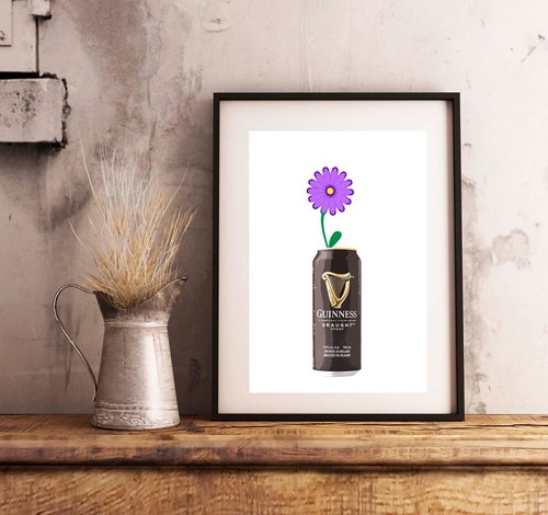 Guiness flower film art - guiness,