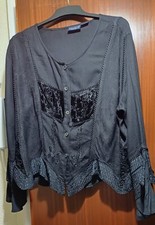 Ladies black jacket by Saloos - Medium/Large