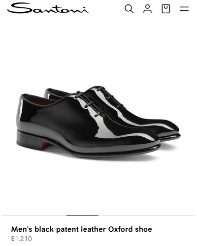 Nwb santoni leather derby - santoni,