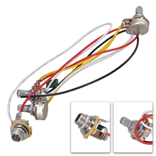 Prewired bass guitar wiring - bass,