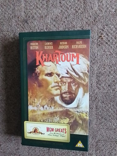 Khartoum vhs video mgm greats - khartoum,